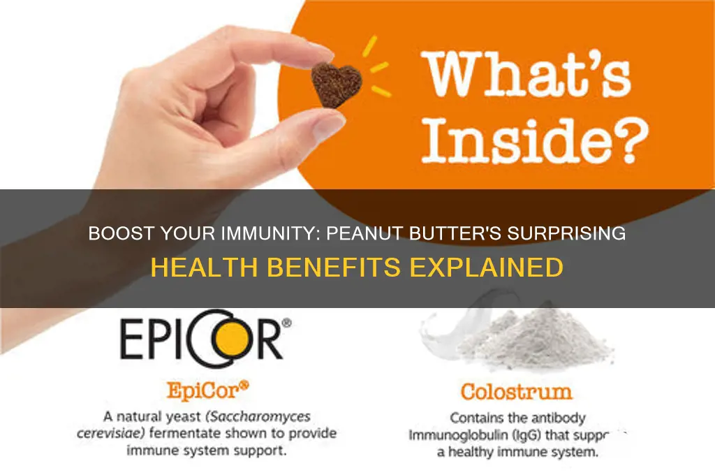 is peanut butter good for immune system