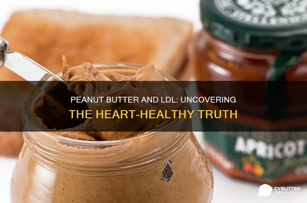 is peanut butter good for ldl