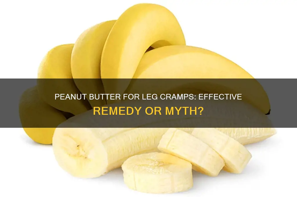 is peanut butter good for leg cramps