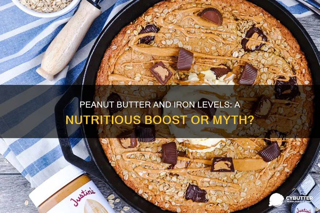 is peanut butter good for low iron