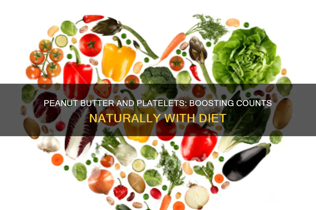 is peanut butter good for low platelets