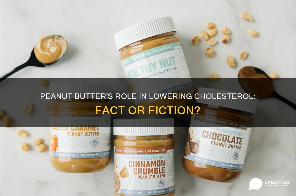 is peanut butter good for lowering colesterol