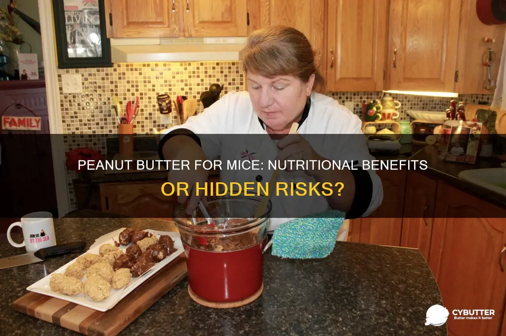 is peanut butter good for mice