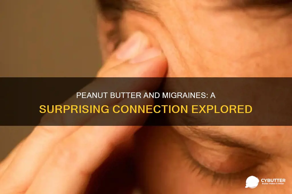 is peanut butter good for migraines