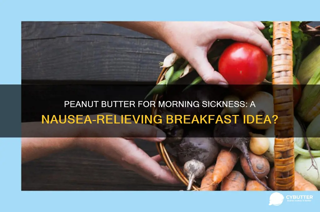is peanut butter good for morning sickness