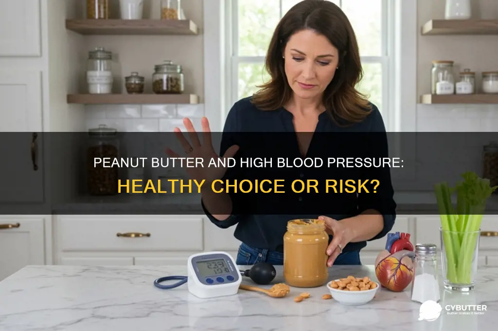is peanut butter good for people with high blood pressure