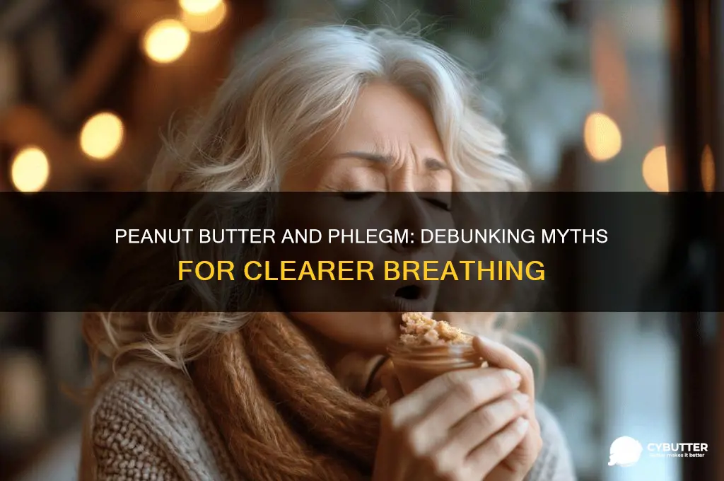 is peanut butter good for phlegm