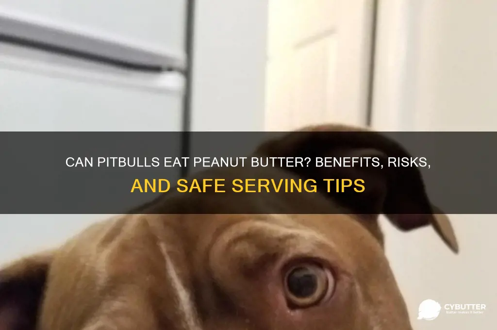is peanut butter good for pitbulls