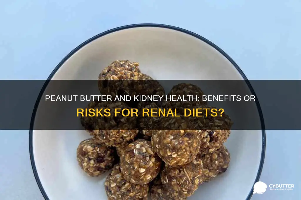 is peanut butter good for renal diet