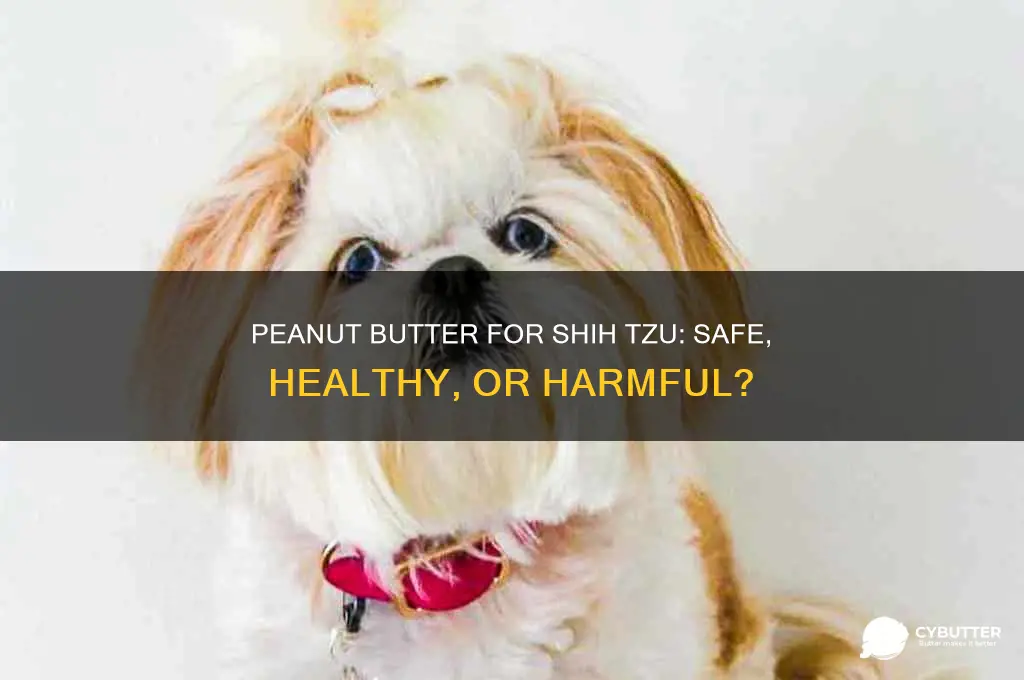is peanut butter good for shih tzu