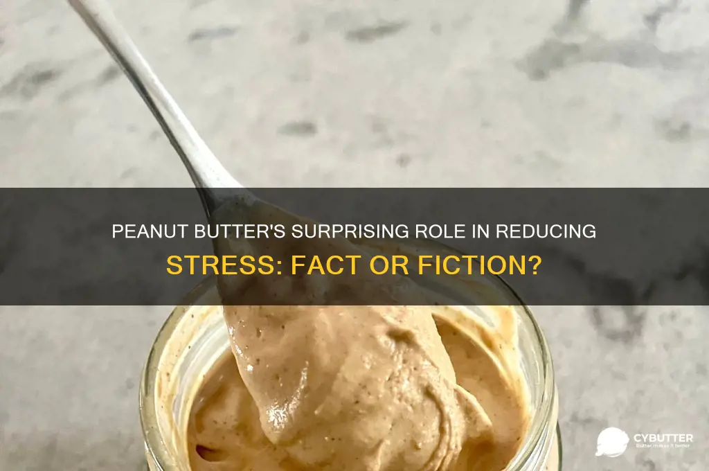 is peanut butter good for stress
