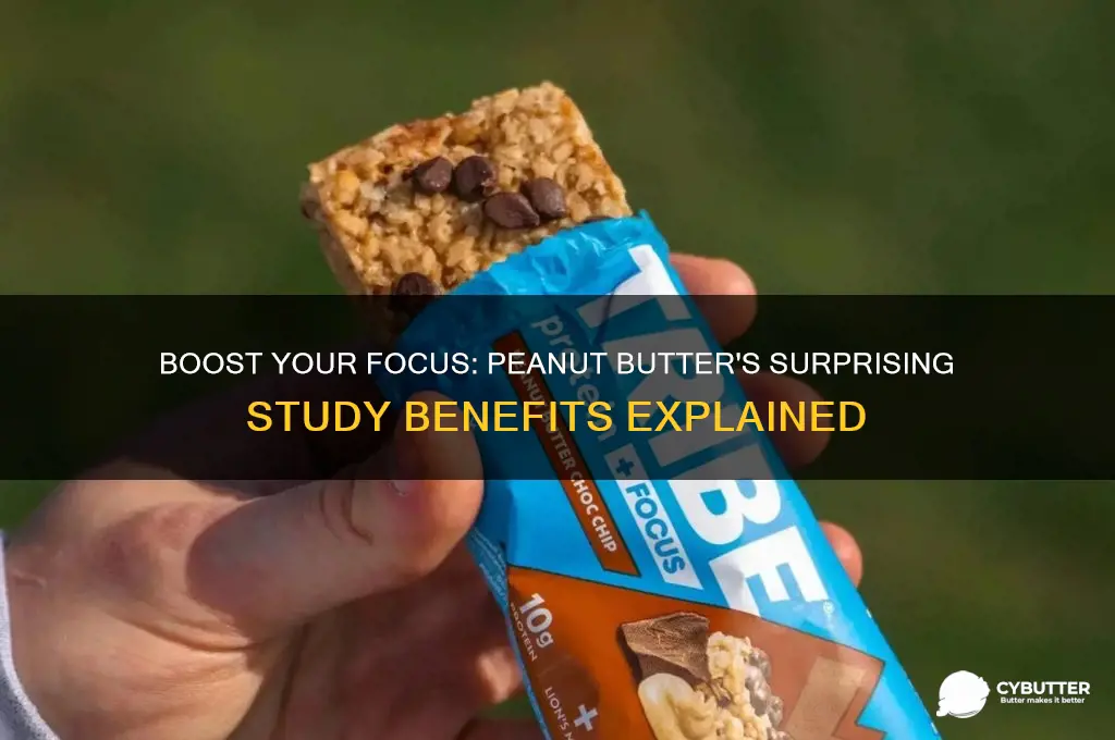 is peanut butter good for studying