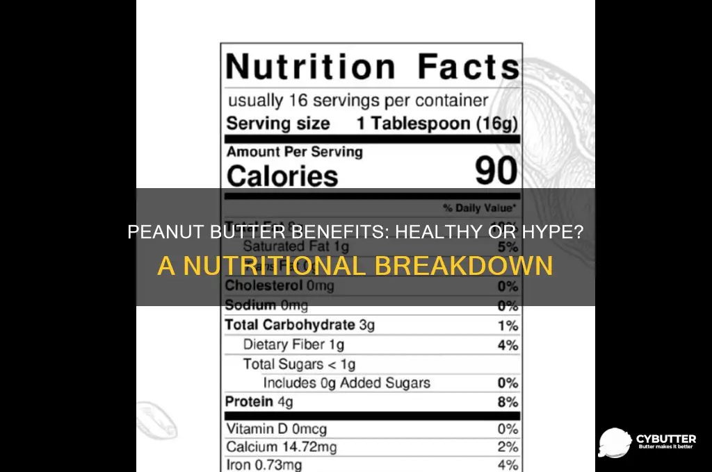 is peanut butter good for the health