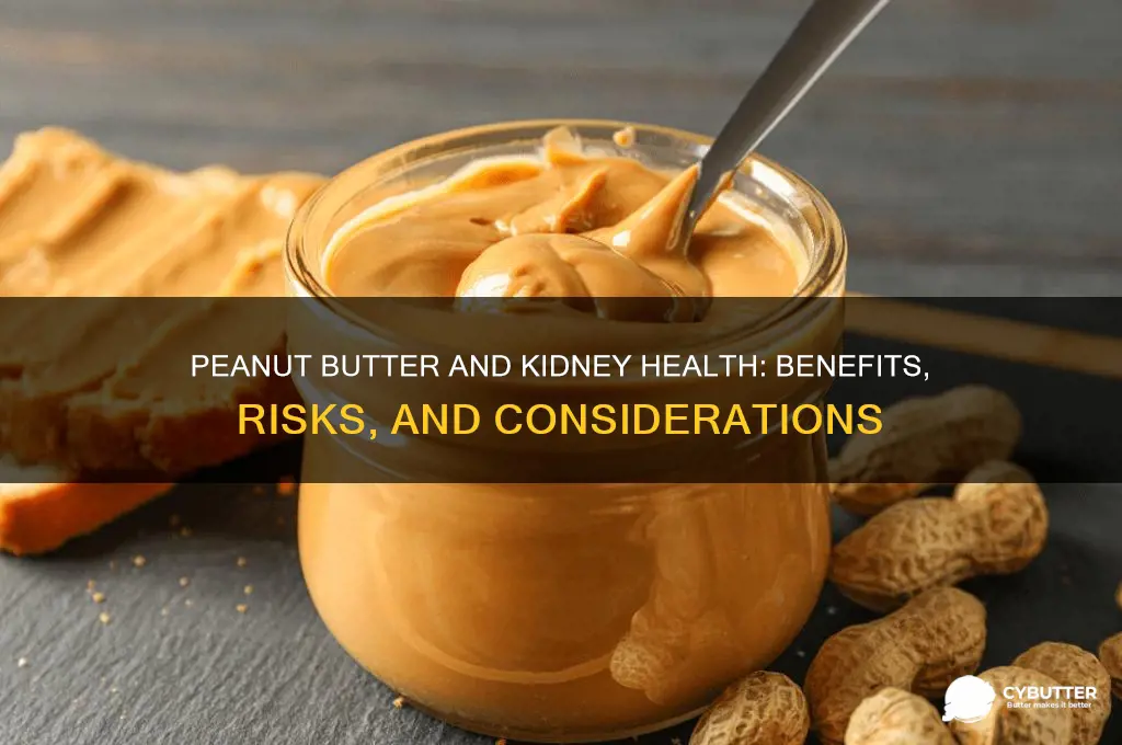 is peanut butter good for the kidney