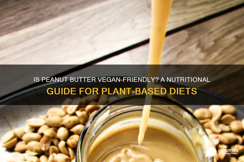 is peanut butter good for vegans