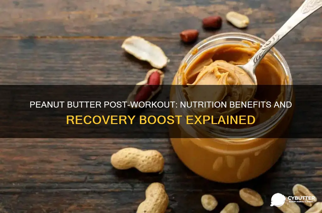 is peanut butter good for you after a workout