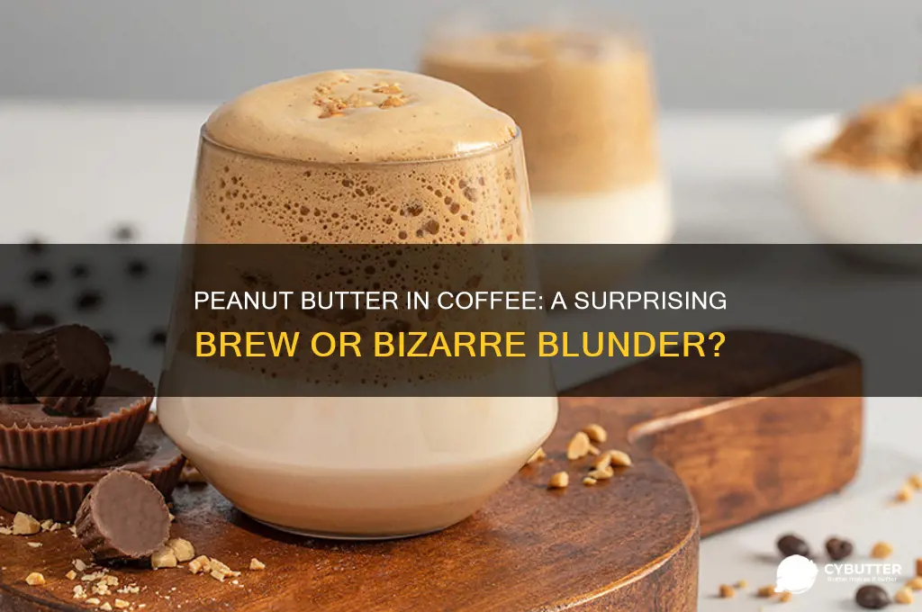 is peanut butter good in coffee