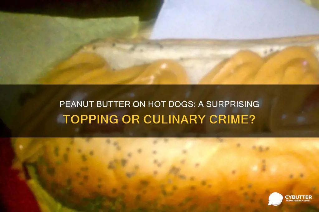 is peanut butter good on a hot dog