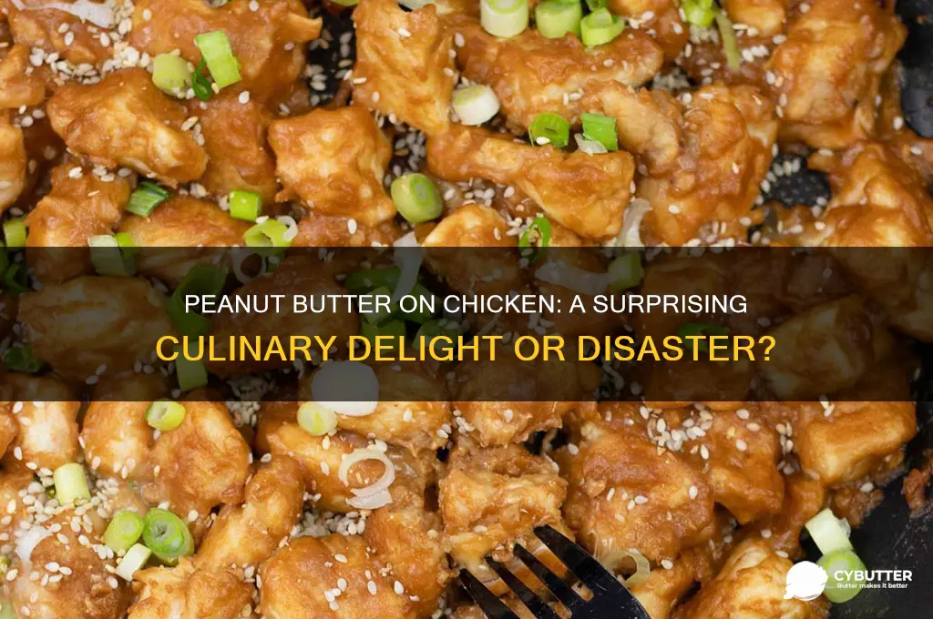 is peanut butter good on chicken