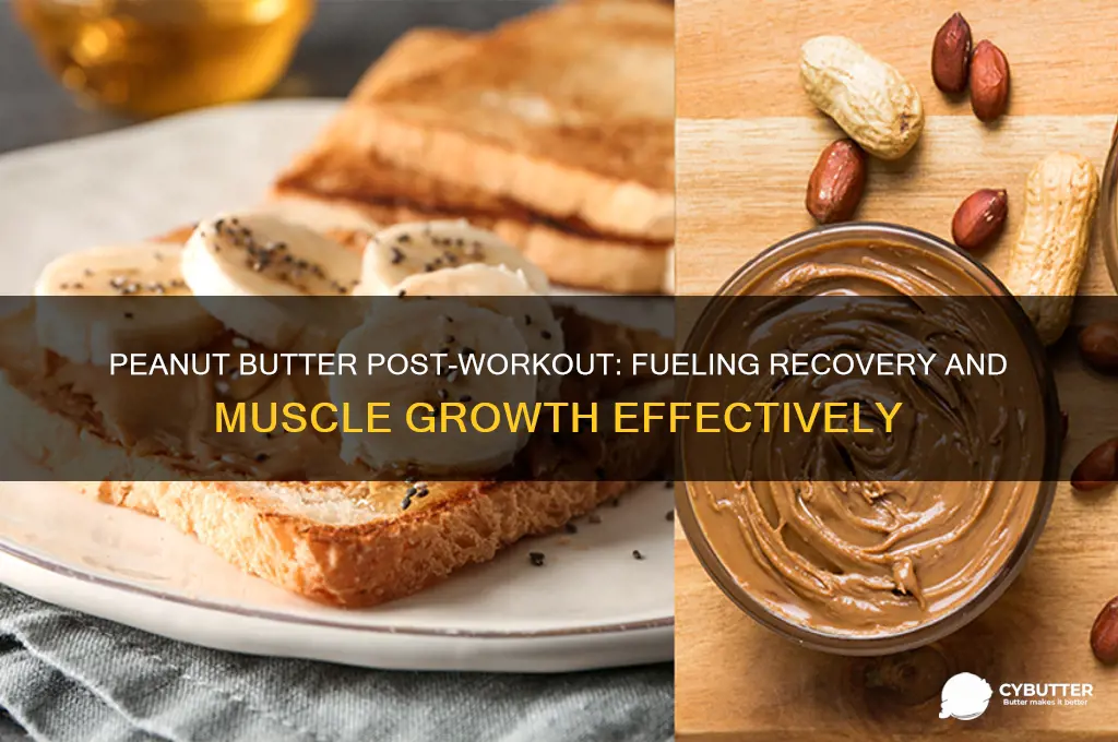is peanut butter good post wotkout meal