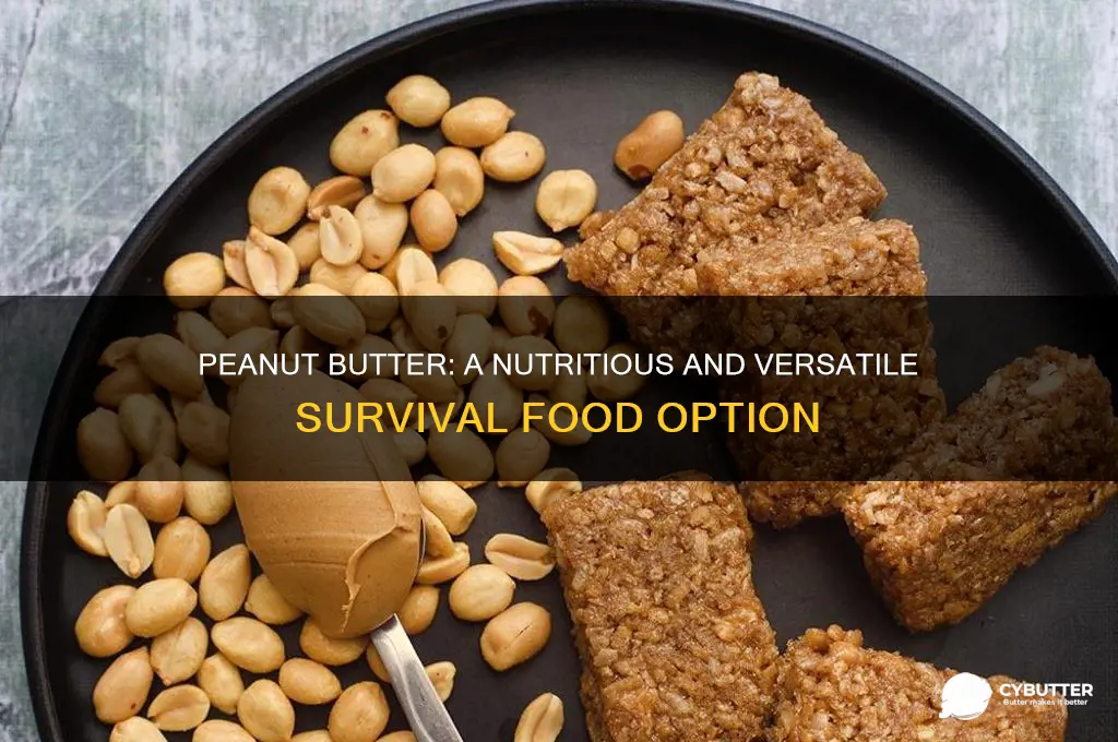 is peanut butter good survival food