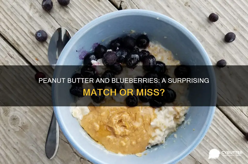 is peanut butter good with blueberries