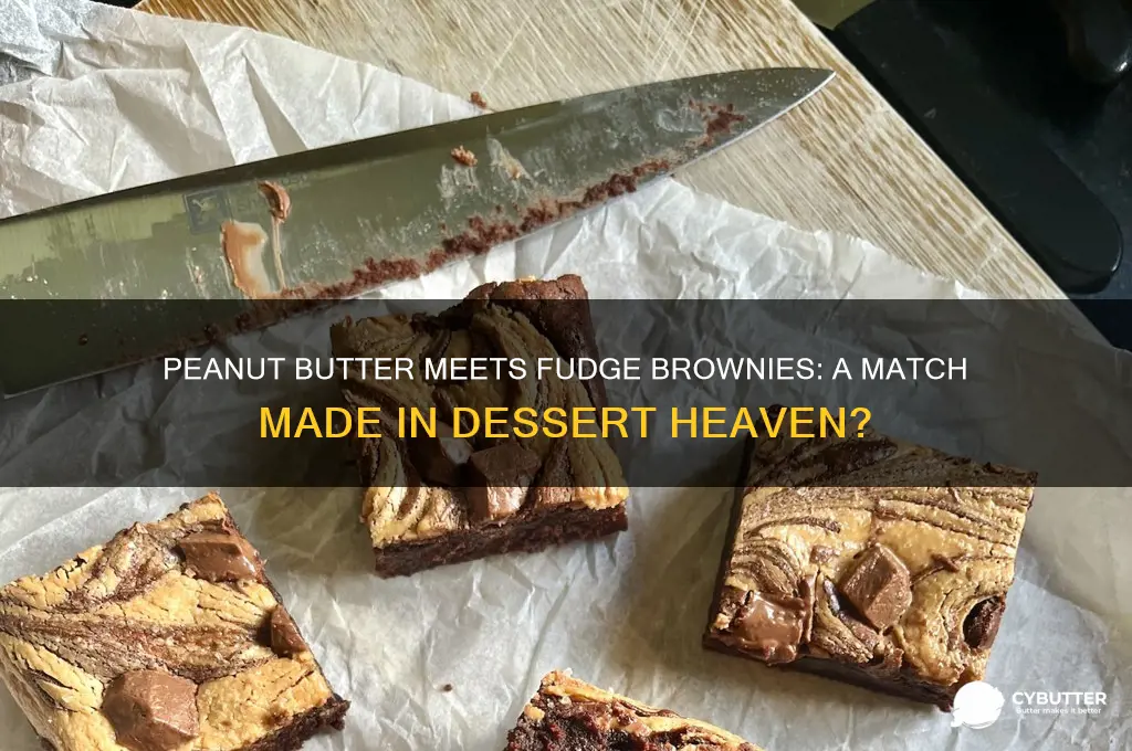 is peanut butter good with fudge brownies