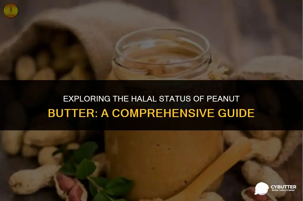 is peanut butter halal