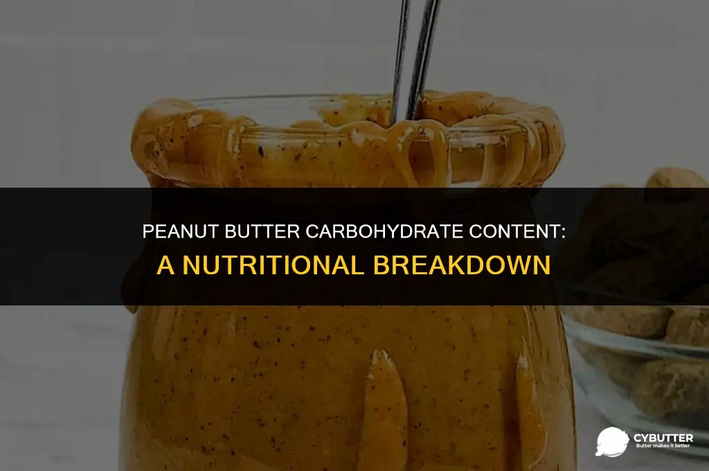 is peanut butter high in carbohydrates