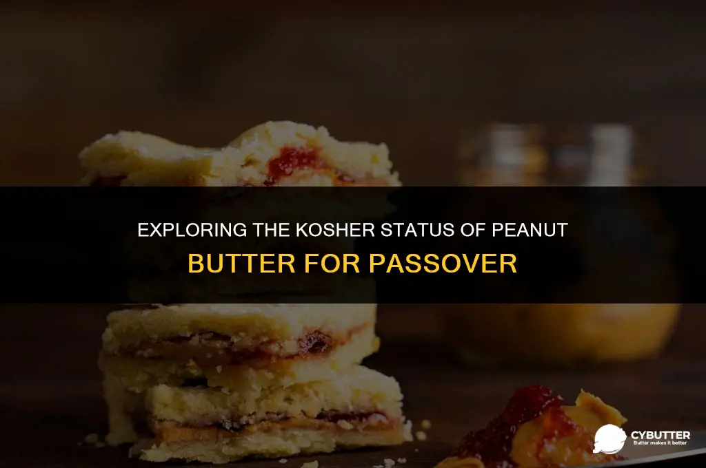 is peanut butter kosher for passover