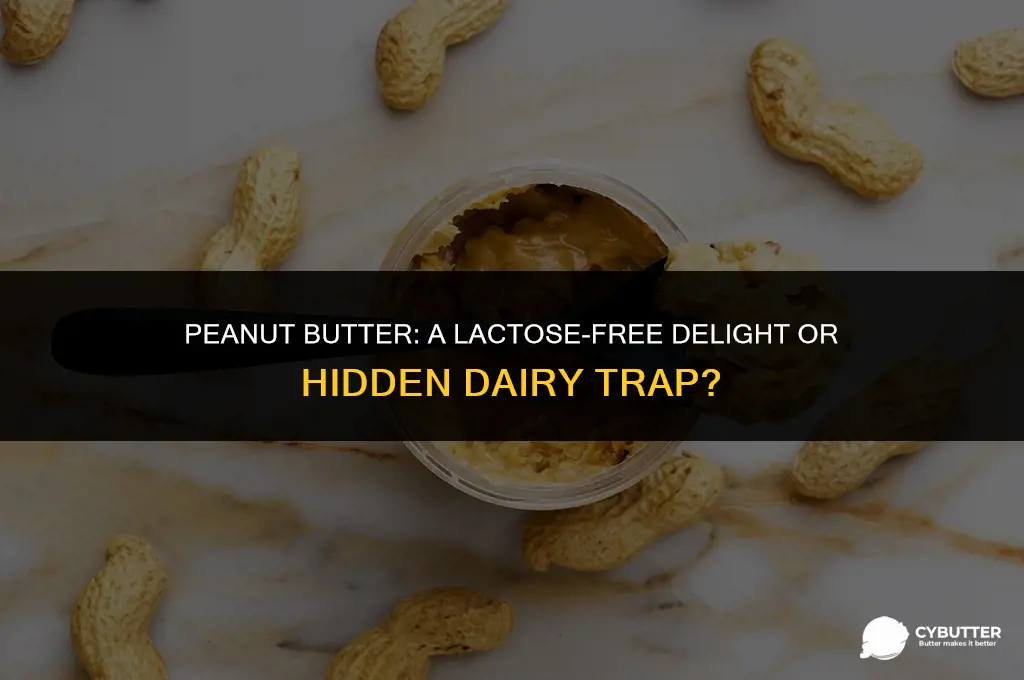 is peanut butter lactose free