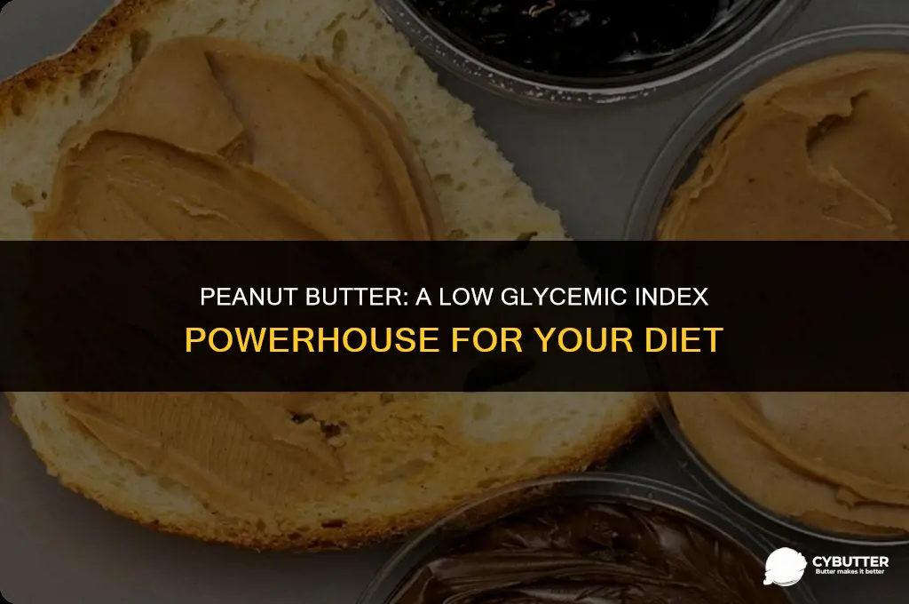 is peanut butter low glycemic index