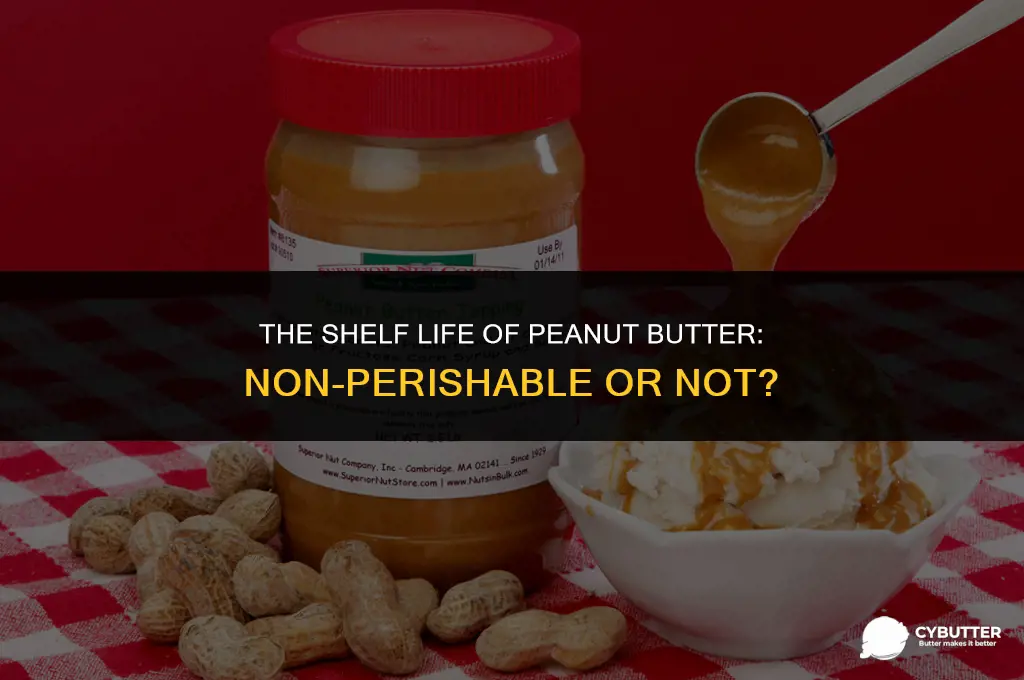is peanut butter non perishable