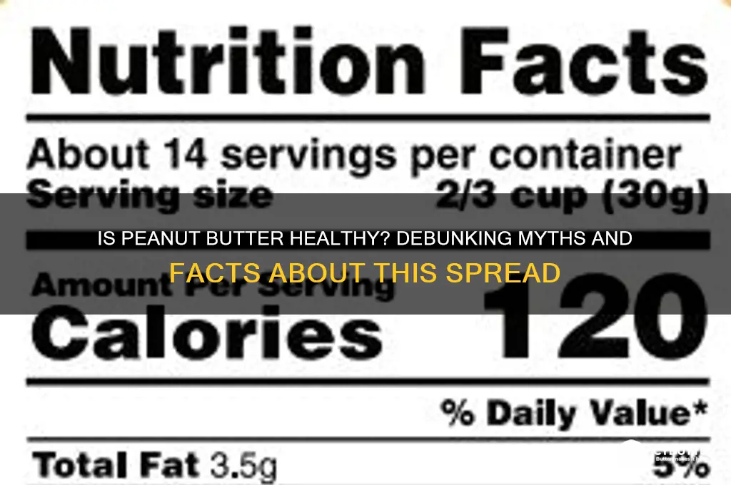 is peanut butter not good for you