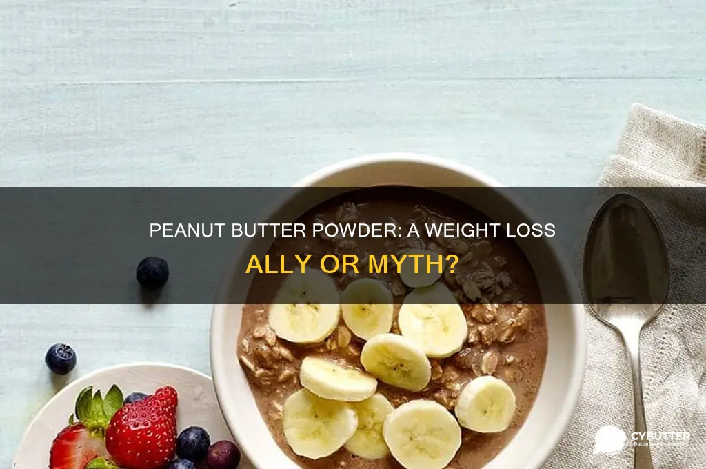 is peanut butter powder good for weight loss