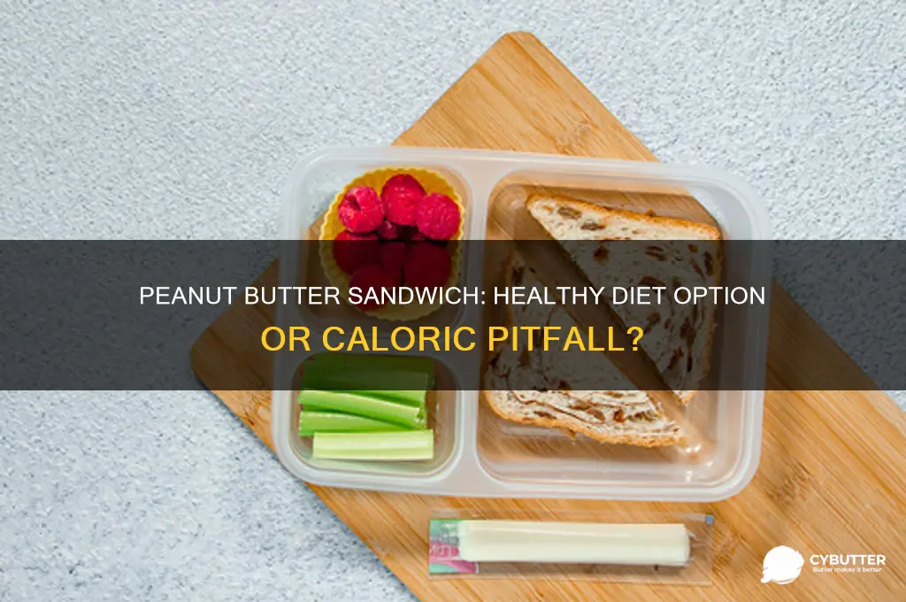 is peanut butter sandwich a good diet food