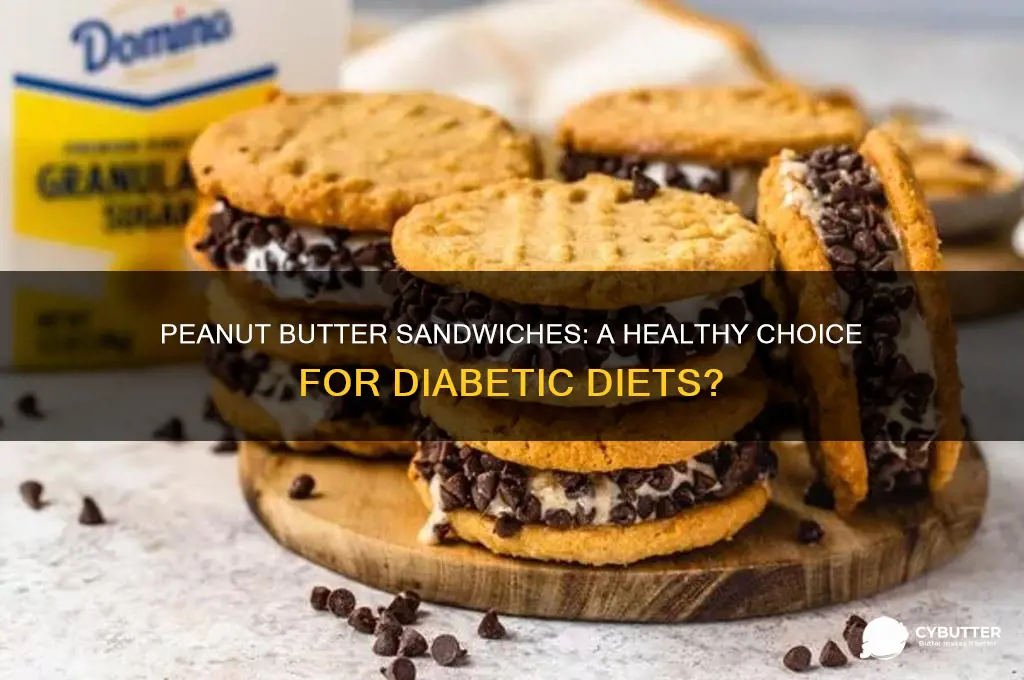 is peanut butter sandwich good for diabetics