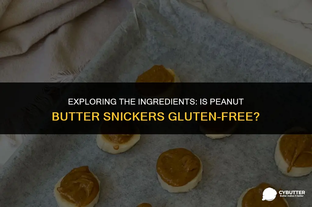 is peanut butter snickers gluten free
