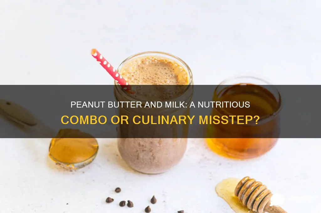 is peanut butter with milk good