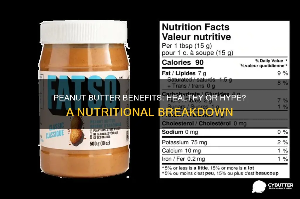 is peaut butter good for you