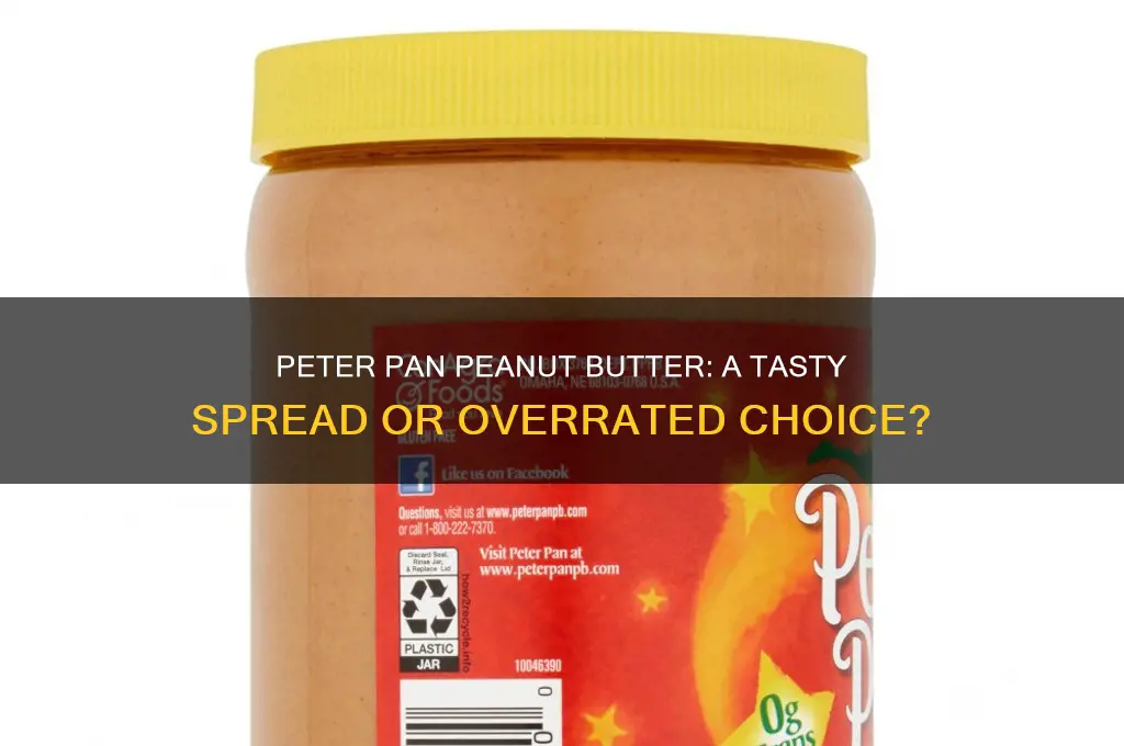 is peter pan a good peanut butter