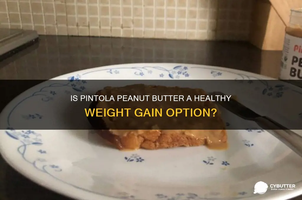 is pintola peanut butter good for weight gain