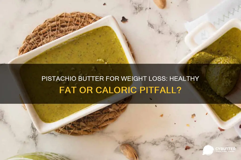 is pistachio butter good for weight loss