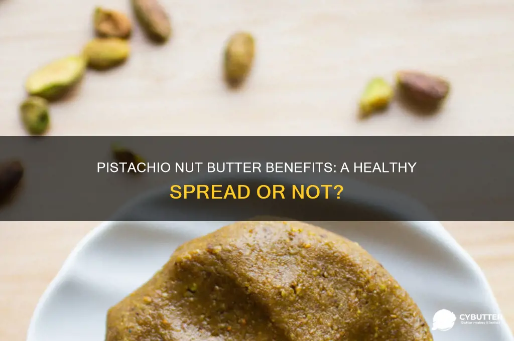 is pistachio nut butter good for you