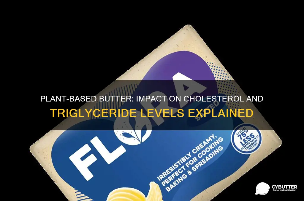 is plant based butter good for cholesterol and triglycerides