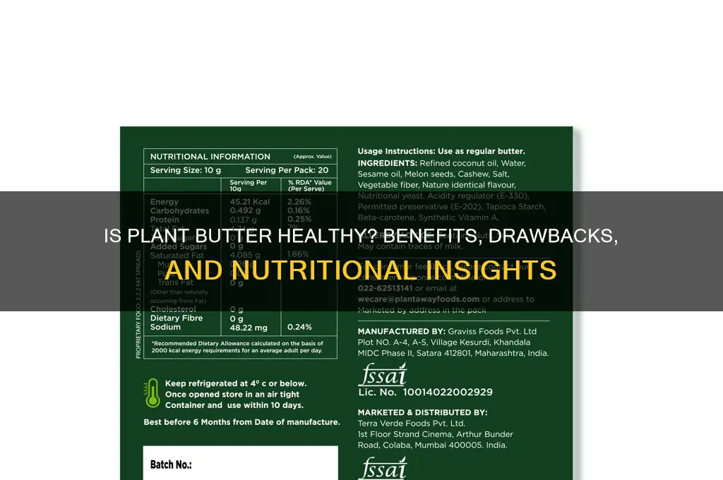 is plant butter good for you