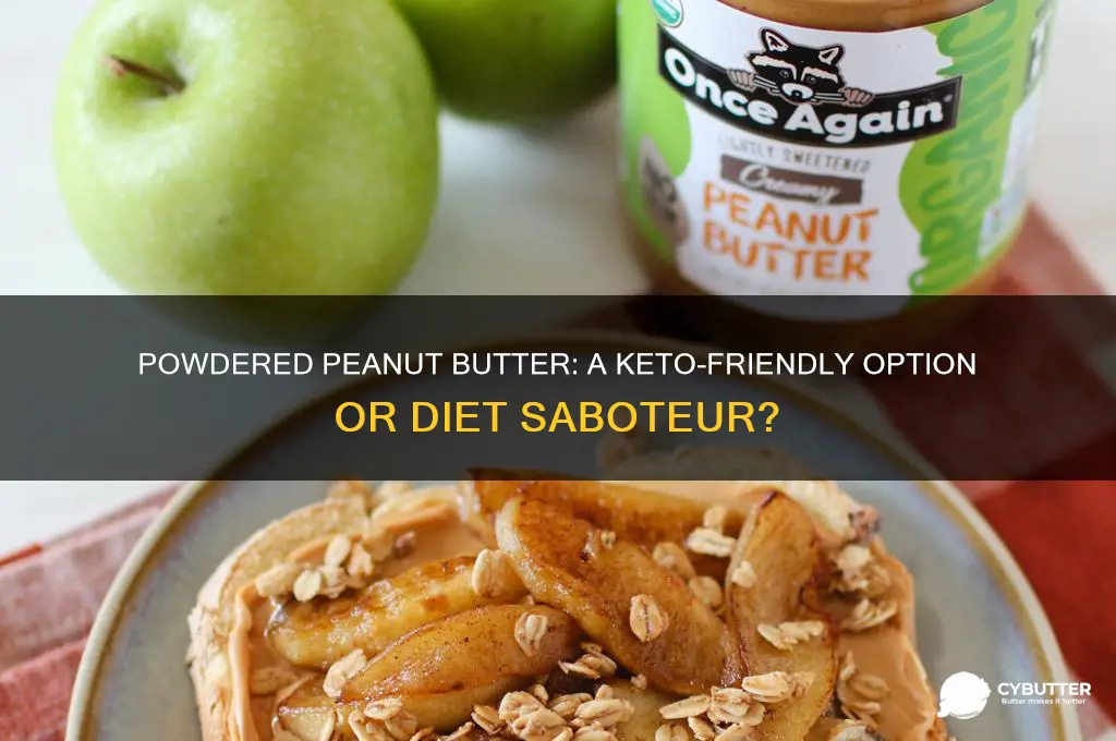 is powdered peanut butter good for keto diet