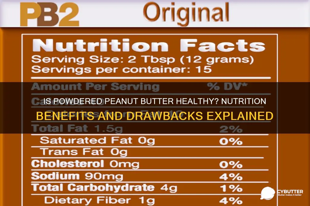 is powdered peanut butter good for you