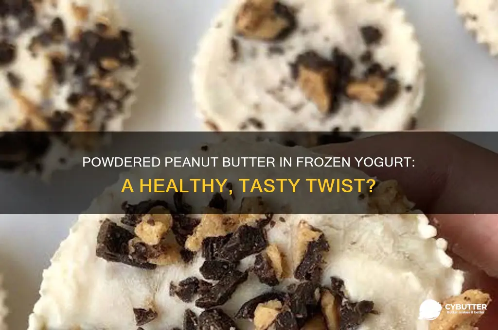 is powdered peanut butter good in frozen yogurt