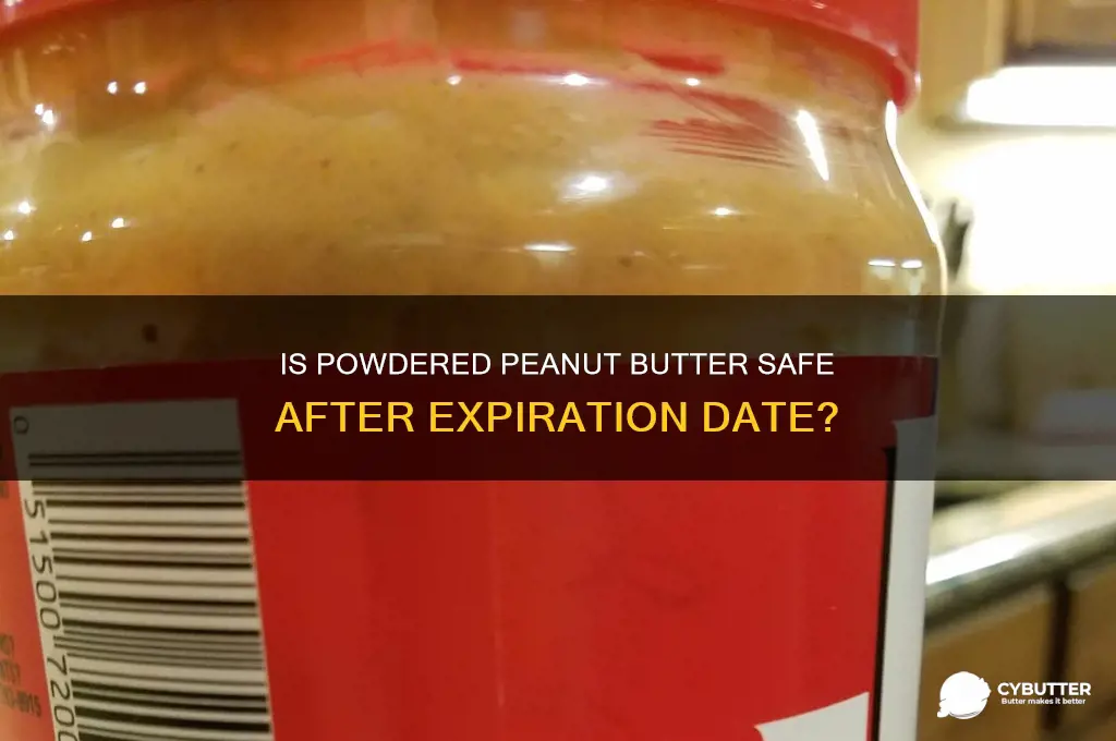 is powdered peanut butter good past expiration date